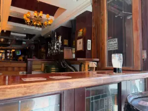 Peadar Kearney's Pub window seat