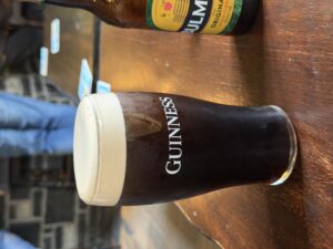 A full Guinness pint at Teach Bhillie